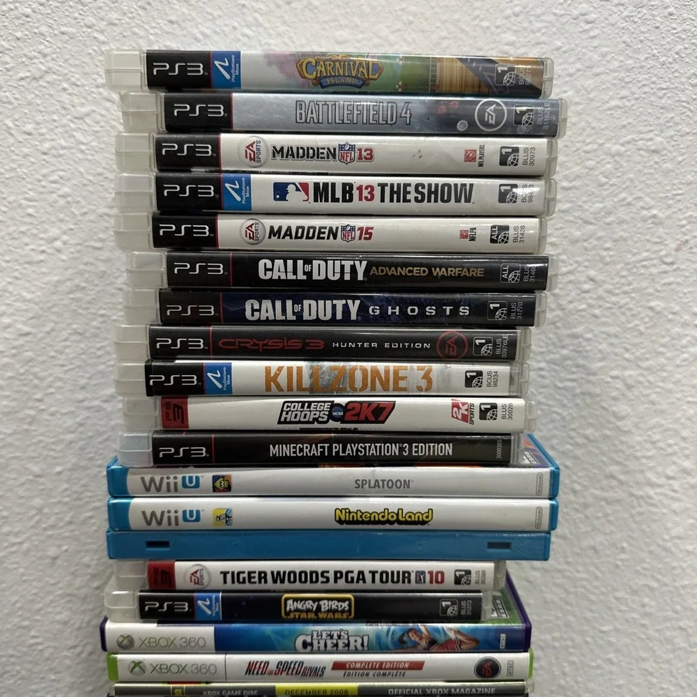 Mixed Lot Of 43 Video Xbox 360,Xbox,PS3,PS2,Wii Untested